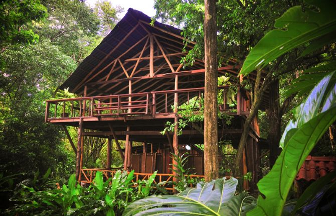 Yoga Deck at nta La Vida Rainforest Lodge